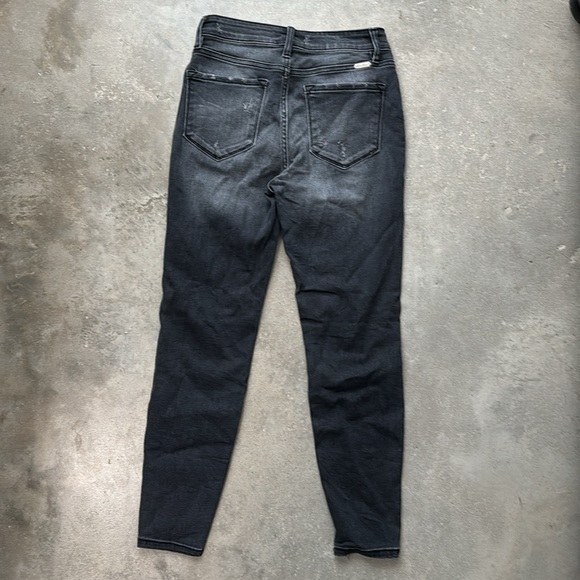 KanCan Signature Distressed Black Denim - Picture 4 of 6